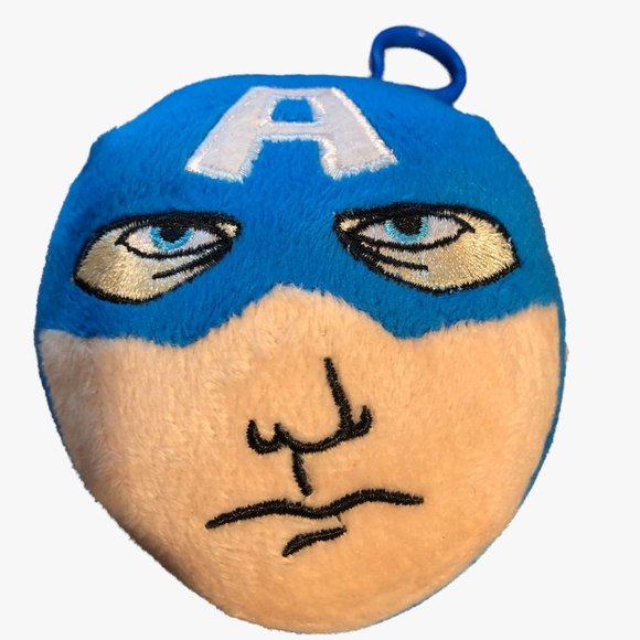 Marvel Captain America BackPack Zippered Secret Pouch 2015 Avengers 4" - Picture 2 of 10